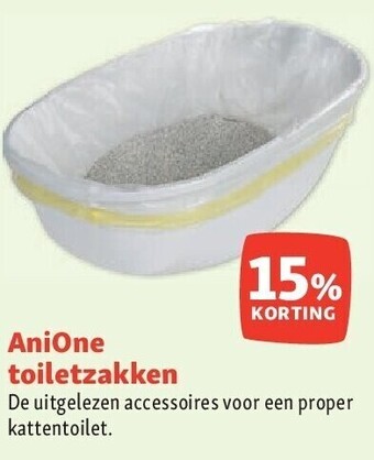 Maxi Zoo Anione toiletzakken aanbieding