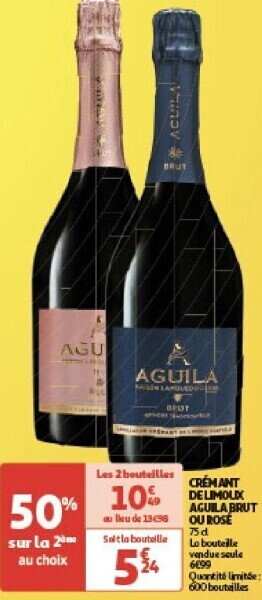 Auchan Caberket danjou rose 2022 aanbieding