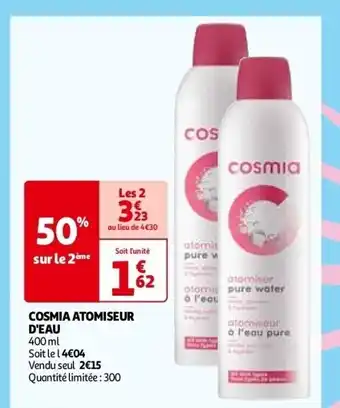 Auchan Cosmia atomiseur d'eau aanbieding