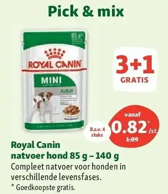 Maxi Zoo Royal canin natvoer hond 85 g – 140 g aanbieding