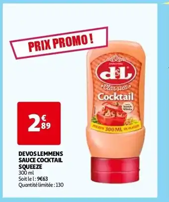 Devos lemmens sauce cocktail squeeze 300 ml