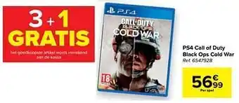 Carrefour Ps4 call of duty black ops cold war aanbieding