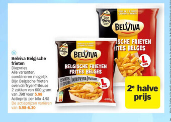 Albert Heijn Belviva belgische frieten aanbieding