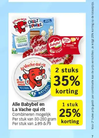 Alle babybel en la vache qui rit
