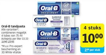 Albert Heijn Oral-b tandpasta aanbieding
