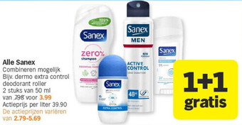 Albert Heijn Alle sanex aanbieding