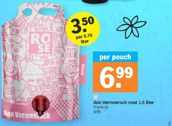 Albert Heijn Ann vermeersch rosé 1.5 liter aanbieding