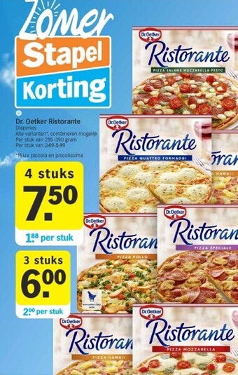 Albert Heijn Dr. oetker ristorante aanbieding