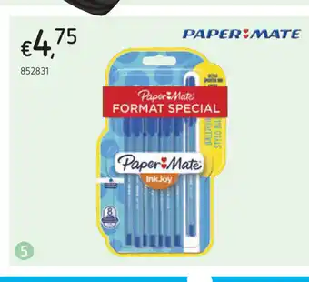 Dreamland Papermate Balpen Inkjoy Blauw - 8 stuks + Correctieroller 852831 aanbieding