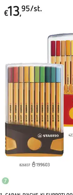 Dreamland Stabilo Viltstift Point 88 Color Parade - 20 stuks 826837 aanbieding