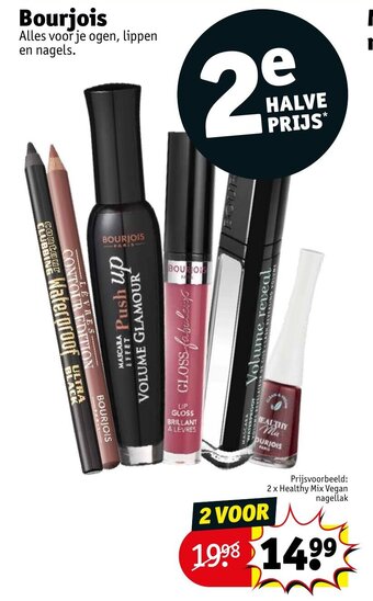 Kruidvat Bourjois aanbieding