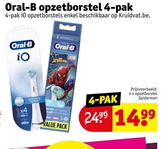Kruidvat Oral-b opzetborstel aanbieding