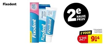 Kruidvat Fixodent aanbieding
