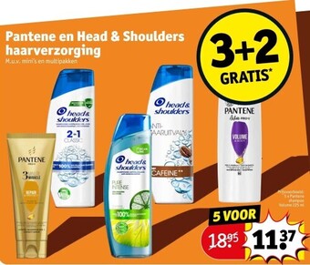 Kruidvat Pantene en head & shoulders haarverzorging aanbieding
