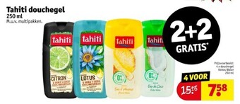 Kruidvat Tahiti douchegel aanbieding