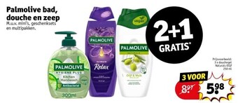 Kruidvat Palmolive bad, douche en zeep aanbieding