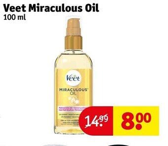 Kruidvat Veet Miraculous Oil 100 ml aanbieding
