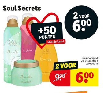 Kruidvat Soul secrets aanbieding