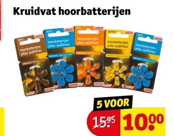 Kruidvat Kruidvat hoorbatterijen aanbieding