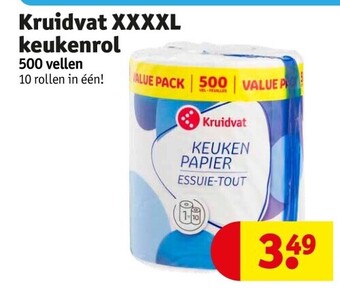 Kruidvat XXXXL keukenrol aanbieding