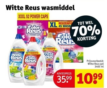 Kruidvat Witte reus wasmiddel aanbieding