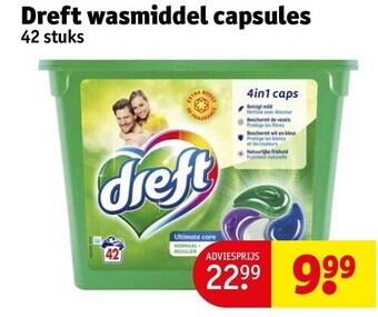 Kruidvat Dreft wasmiddel capsules aanbieding