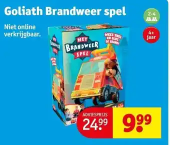 Kruidvat Goliath Brandweer spel aanbieding