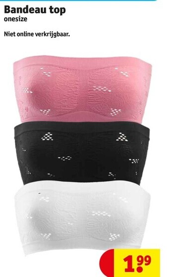 Kruidvat Bandeau top aanbieding