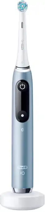 Coolblue Oral-b io 9n marineblauw + io ultimate clean opzetborstels (4 stuks) aanbieding