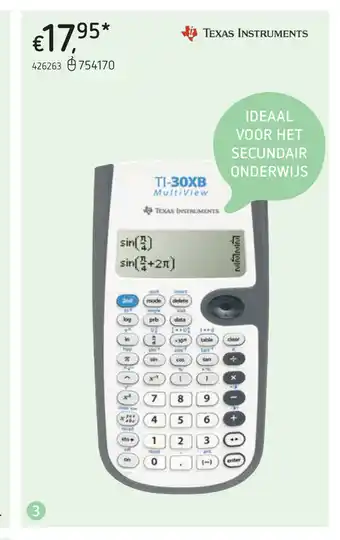 Texas Instruments Rekenmachine 30XB Multiview 426263