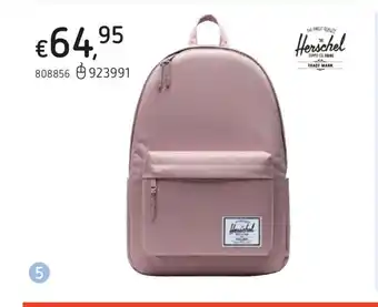 Dreamland Herschel Rugzak Classic XL Ash Rose 808856 aanbieding