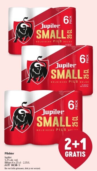 Delhaize Jupiler Pilsbier aanbieding