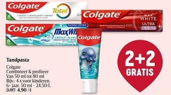 Delhaize Colgate Tandpasta aanbieding