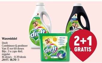 Delhaize Dreft Wasmiddel aanbieding
