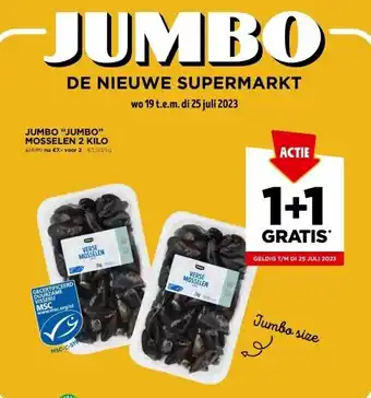Jumbo Jumbo “jumbo” mosselen 2 kilo aanbieding