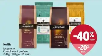 Delhaize Jacqmotte Koffie aanbieding