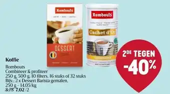 Delhaize Rombouts Koffie aanbieding
