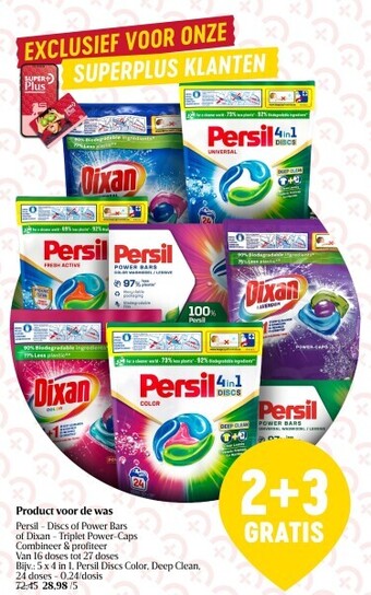 Delhaize Product voor de was aanbieding