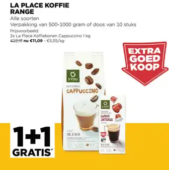 Jumbo 2x La Place Koffiebonen Cappuccino 1 kg aanbieding