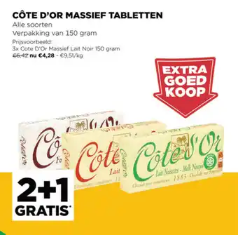 Cote D'or Massief Tabletten 150 gram