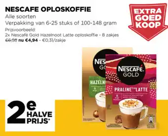 Nescafe Oploskoffie per Zakje