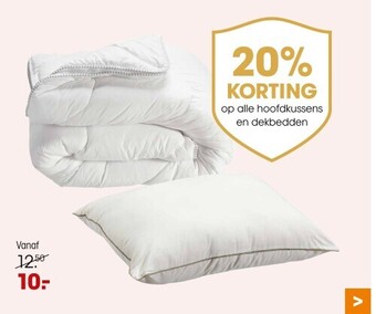 Kwantum Alle hoofdkussens en dekbedden aanbieding