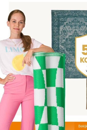 Kwantum Op diverse vloerkleden aanbieding