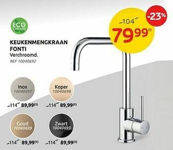 Brico Keukenmengkraan fonti aanbieding