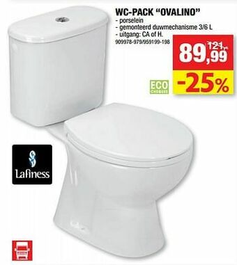 Hubo Wc-pack ovalino aanbieding
