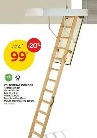 Zoldertrap isowood