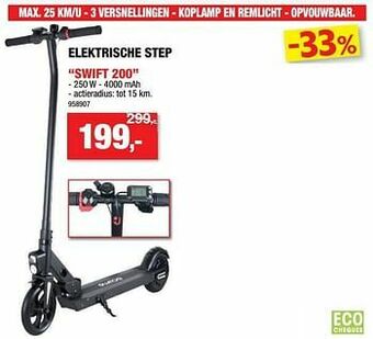 Guardo elektrische step swift 200