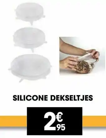 Electro Depot Silicone dekseltjes aanbieding