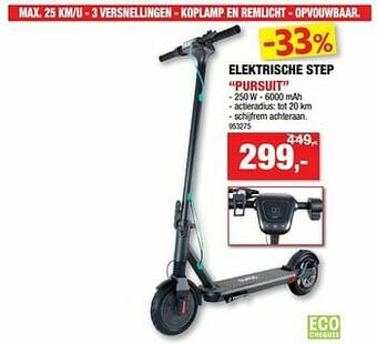 Hubo Guardo elektrische step pursuit aanbieding