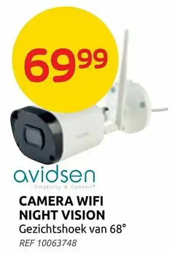 Brico Avidsen camera wifi night vision aanbieding